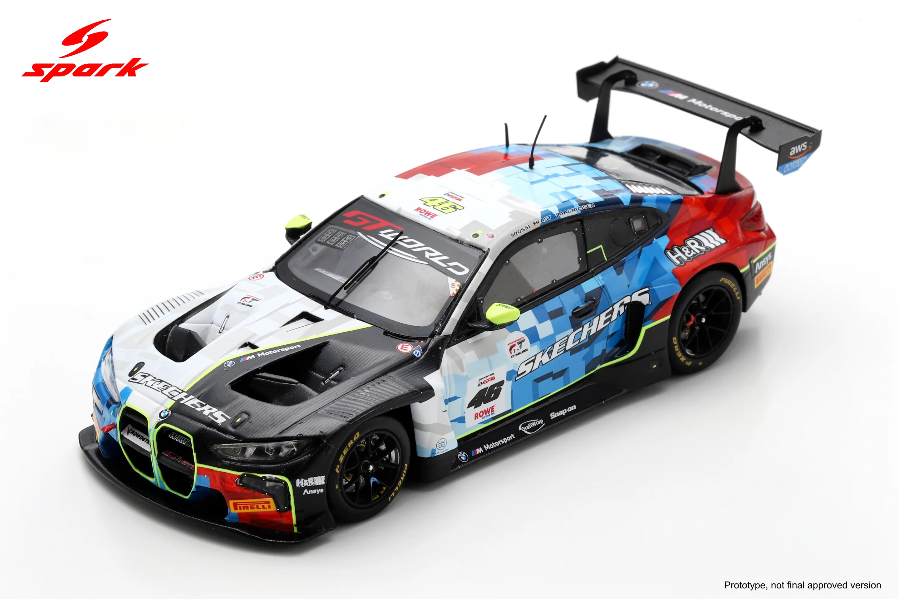 BMW M4 GT3 EVO No.46 WRT 24H Spa 2025 1:64